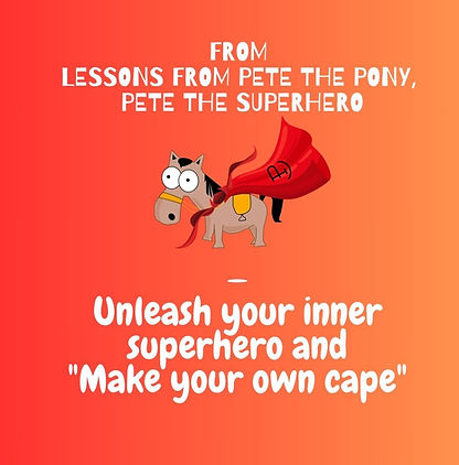 Unleash you inner superheroand Make yout own cape