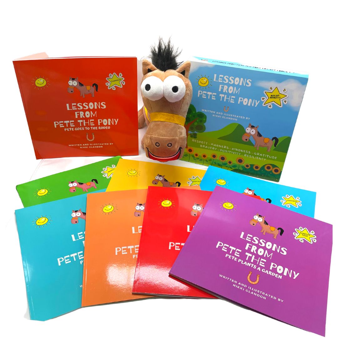 Pete's Gift Pack 8 books and cuddly Pete!