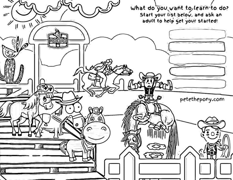 Color & grow with Pete’s Coloring Sheets!