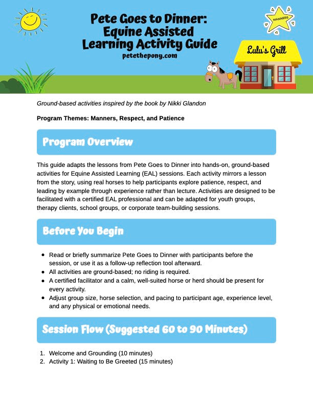 Equine-Assisted Learning Curriculum PDF