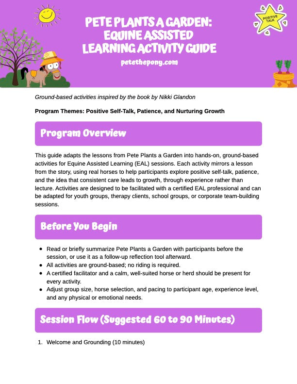Equine-Assisted Learning Curriculum PDF