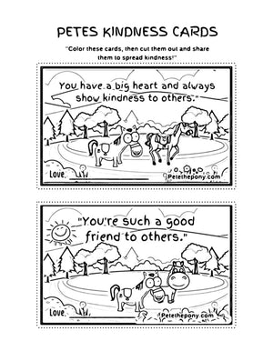 Share smiles with Pete’s FREE Kindness Cards!