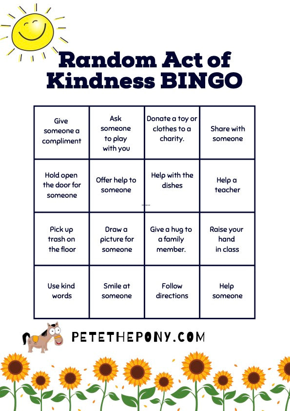 Inspire little hearts with Pete's  FREE Kindness Kit!