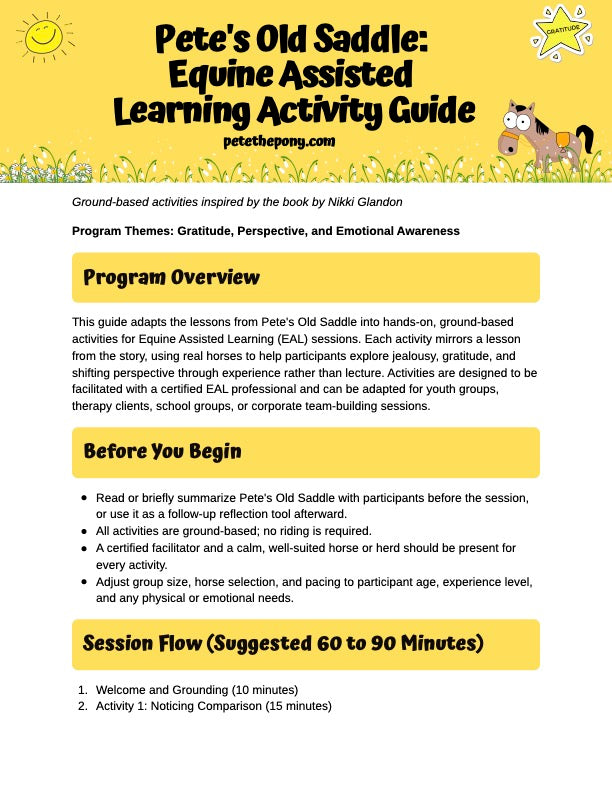 Equine-Assisted Learning Curriculum PDF